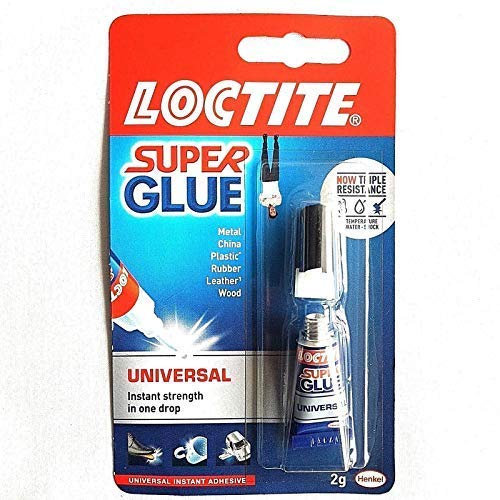 LOCTITE Super Glue 2g Universal Instant Adhesive Strong Repair Waterproof Clear