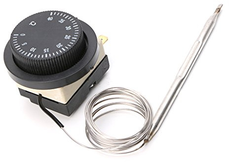 BIlinli 0-40 ℃ Temperatursteuerschalter Kapillar-Thermostat Automatischer Sensorschalter