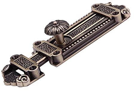 Bolzenriegel Türriegel Torriegel Schubriegel für Tür, Fenster, Schublade oder Schrank - Lebhaft Bronze