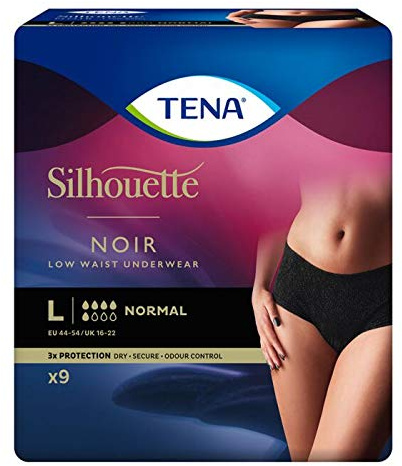 Tena Silhouette Normal Noir Large