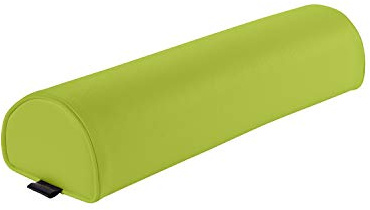 Pader Medi Tech Dreiviertelrolle I Knierolle aus Polyetherschaumstoff I Lagerungsrolle mit Kunstlederbezug und Kedernähten I 60 x 15 x 11 cm I in 20 Farben verfügbar (Grasgrün)