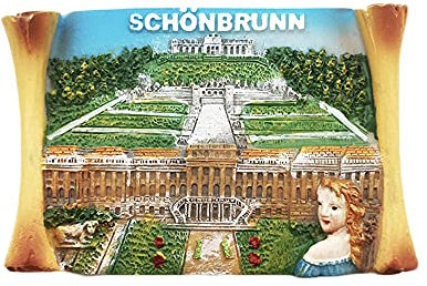 Österreich Wien 3D Schonbrunn Kühlschrankmagnet Souvenir Geschenk, Handgemachte Heim- & Küchendekoration Wiener Kühlschrankmagnet Kollektion