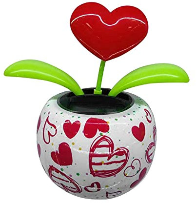 Leling Fiore Dancante Solare - Nuovo Giocattolo Oscillante Del Fiore Di Danza Solare Di Moda, Regali Di Decorazione Solare per Ufficio, Auto, Cruscotto