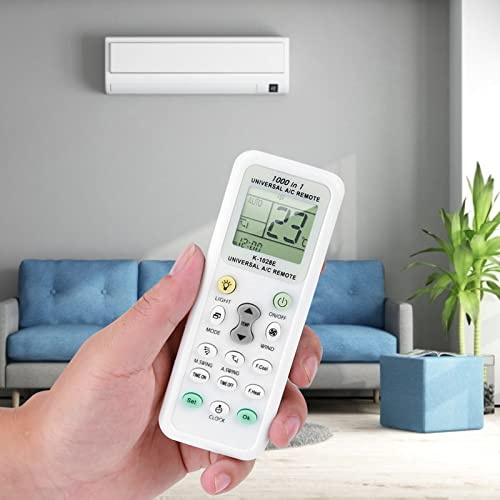 Tbest Rsal Aircon Remote Control,Aircon Remote,Universal Aircon Remote,Universal Air Conditioner Remote Universal One Click Settings Display LCD Air Conditioner Remote Control Controller