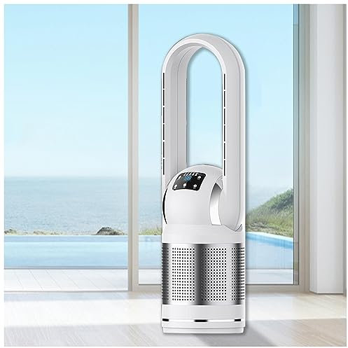JUNZAI Ventilador torre Con Control Remoto Pantalla Led Ventilador de torre Silencioso 3 Modos 8 Velocidades Ventilador Silencioso torre Oscilación 80° Temporizador 8H