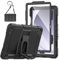 SEYMAC Shockproof Case for Samsung Galaxy Tab A9 Plus 11 Inch 2023 with Screen Protector//Foldable Stand, [3-Lay Protective] Samsung A9+ Plus Tablet Case (SM-X210/SM-X216/SM-X218) Black