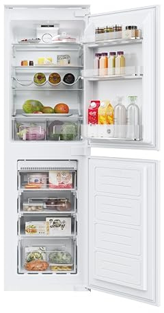 Hoover H-COMBI Integrated 50/50 Fridge Freezer, 228L, White, E Class