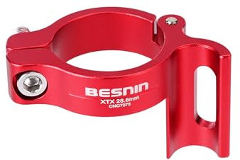 BESNIN Kettenschutz Konverter oder Fahrrad Umwerfer Konverter für Kettenschutz installieren Geeignet 28.6MM/31.8 bis 34.9MM Fahrradrahmen