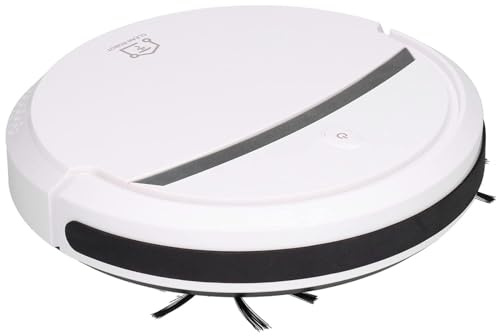 Beufee Robot Aspirador y trapeador, Aspirador de trapeador 3 en 1, barredora Inteligente, máquina limpiadora de Pisos, máquina limpiadora de Pisos, Carga USB para el hogar (Blanco)