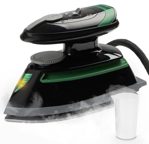 Duronic SI4 BG Fer à Repasser à Vapeur de Voyage 420W Mini fer à repasser avec réservoir d'eau de 30 ml Fer à Vapeur Transportable pour Repassage en Voyage Compact
