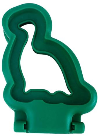 Stampo per sandwich senza crosta, a forma di dinosauroide, in acciaio inox, per toast, pane, biscotti, dessert