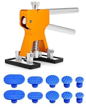 Saca Bollos De Chapa Coche,Sacabollos Coche Extractor de abolladuras de coche, removedor de abolladuras, ventosa for carrocería automotriz, Kit de herramientas de reparación sin pintura, Kits de herra
