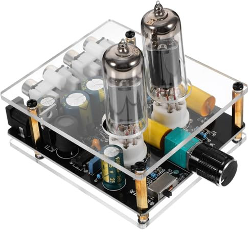 VILLCASE Hi-fi Stereo Preamp Amplifier Board Tube Amp for Turntable Phono Preamp Rich Sound Quality