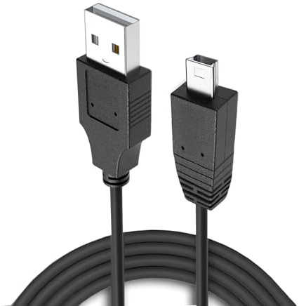 Hanorld USB A to Mini USB Cable Replacement for Nikon Coolpix 1 J3 J2 J1 V1 AW1 S1 6Ft Charger Cord