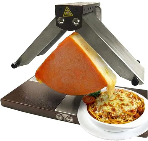 Appareil à raclette électrique professionnel, appareil à fromage professionnel inclinable et réglable, for restaurant et cuisine