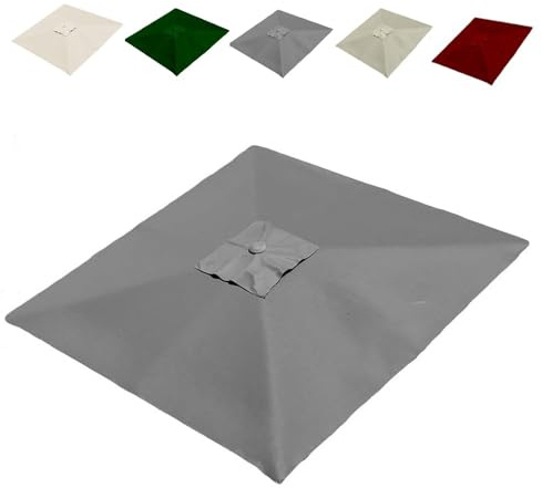 8'x8' 10'x10' 13x10' Cantilever Patio Umbrella Replacement Cover 8 Ribs Square Yard Umbrella Canopy Rectangle Market Parasol Top Replacement Cloth