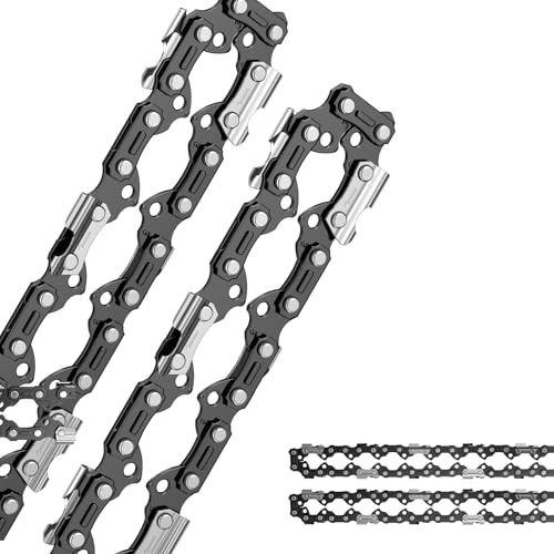 AICOYA Lot de 2 X Chaînes 0.325 74 Maillons 18 d'Entraînement 1.3mm 050