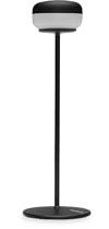 Fatboy Cheerio LED Tischlampe - Indoor & Outdoor Lampe - 26cm - Schwarz | Dimmbare Nachttischlampe mit Ladefunktion, Tischlampe Kabellos, Akku für 8 bis 99 Stunden, 2200K Leselampe, IP55 Tischleuchte