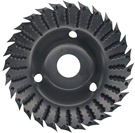 Taidda Disco de Amoladora Angular para Carpintería, Disco Moldeador de Madera Resistente Al Desgaste, de Molienda de Alto Rendimiento para Tallar Raíces, 1 Uds.
