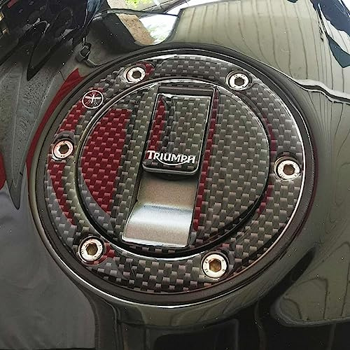 LABELBIKE 3D Aufkleber Tankdeckel Motorrad kompatibel mit Triumph | Harzschutz, Kratzfestigkeit, Dekoration