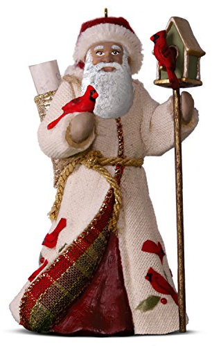 Hallmark Keepsake Christmas Ornament 2018 Year Dated, African American Happy Memories Father Christmas