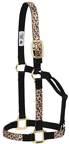 Weaver Leather Pferdehalfter, Nylon, Nicht verstellbar, Gemustert, Leopardenmuster