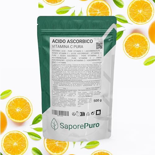 Acido ascorbico puro - Vitamina C in polvere - 500 g