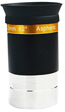 JINGERL 62-Grad-Weitwinkel-Okular, astronomisches Teleskop-Zubehör, High-Definition-Vergrößerung 4, 10 oder 23 mm, DIY. Material (Color : 4mm)