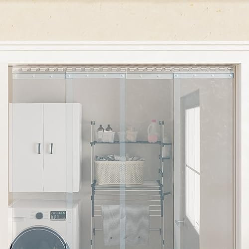Camerina Klemmleisten 4 STK. Silbern 28 cm Edelstahl Stallvorhang Pferd Lamellenvorhang Drehbare Lamellen