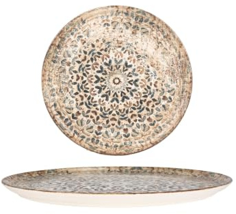 Rinart Pizza Teller - Aztec - Porzellan - 32 cm - 2er Set