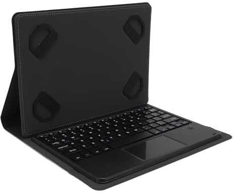 Jectse Keyboard Case, Smart Detachable with Touchpad for 9-11inch Tablet, ABS Material, 100 Hours, Black, for iOS, for Android, for