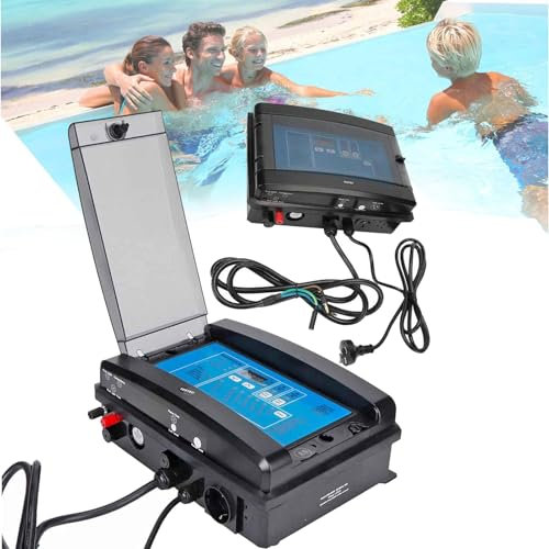 DDZJTPP Chlorinateur d'eau Salée De Piscine,10/15/20/30/50G/H,Système De Générateur De Chlore électrolytique Au Sel Autonettoyant Automatique for Piscine,Piscine Spa,20g/h
