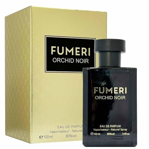 Fumeri Orchid Noir Eau De Parfum, Women's Fragrance, 100ML, Floral Oriental Scent, With Blackcurrant, Bergamot, Orchid, Vanilla Notes