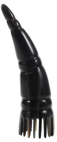 FRCOLOR Natürlicher Hornkamm Kopfhautmassagebürste 13.8 Cm Anti-Statisch Haarpflege Werkzeug Für Sanfte Massage Und Shampoo Anwendung