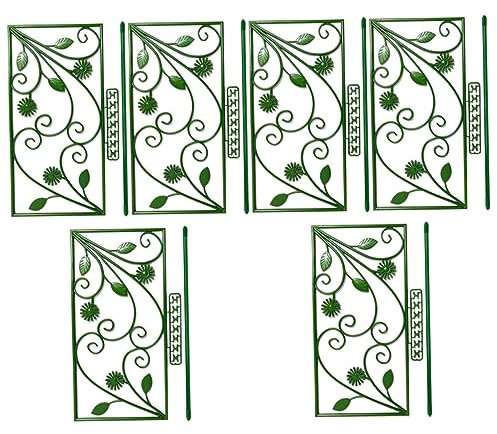 Kisangel 6 Stück Rankgitter Für Gartenpflanzen Spalier Für Terrasse Und Garten Aus Stabilem Material Kletterhilfe Für Topfpflanzen Und Kletterpflanzen