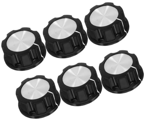Veemoon 6pièces Boutons De Rechange Pour Cuisinière à Barbecue Bouton Autocuiseur Remplacement De De Commande De Rechange Pour Friteuse à Air Chaud Accessoires De Cuisine De Minuterie