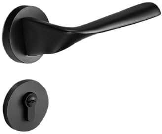Serratura magnetica for porta interna della camera da letto, serratura della porta, maniglia della porta, serratura silenziosa, serratura for porta in legno(MS7702-Yellowbronzemagneticdoorlock[zincall