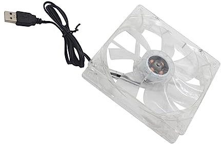 Mipcase Ventilador USB de Refrigeración de Pc Enfriador de Aire Router y Módem bajo Consumo Energético Uso Hogar Oficina y Estudiantes