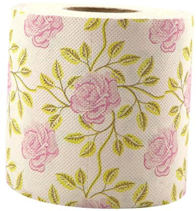 HEATSHAKING Papel Tissue Floral de Bambú para Baño para Hogar y