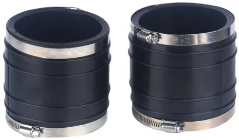 NFYsCHZ Accessori di Ricambio 2 Tubi di Scarico for Motori entrofuoribordo da 3,0 a 8,2 Litri 32-44348001 Componenti di Trasmissione del Sistema di Scarico/soffietti