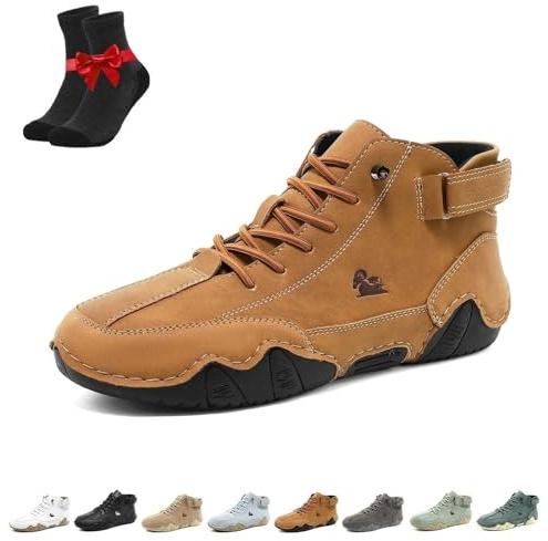 Utomhus All-Terrain Slip On Barfota Vandring Beck Skor, Andningsbara Halkfria Barfotaskor, for Bilkörning & Vardagsbruk(Light Brown,46 EU)