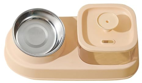 Set di ciotole per gatti, mangiatoia anti-fuoriuscita, stazione per cibo d'acqua, per gatti, gattini, cuccioli, piccoli animali domestici, alimentazione quotidiana, casa, viaggi all'aperto, stazione