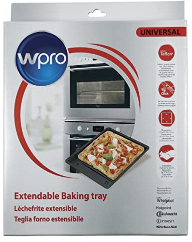 Bauknecht Wpro 484000008435 UBT521 Plaque de cuisson en Téflon extensible 370-520 x 330 x 30 mm