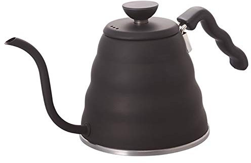 Hario VBK-120-MB V60 Bouno Kaffeetropfkessel Schwanenhals Stovetop Black (1.2L/ 1200 ml) schwarz