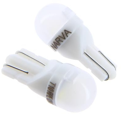 WRC 007362-2 ampoules automobile LED T10 12V (W5W) - Eclairage interieur/Tableau de bord/Coffre/Plaque, blanc