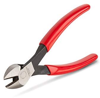 TEKTON 7 Inch Diagonal Cutting Pliers | PCT00007,Red