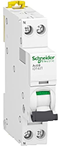 Schneider Electric - Acti9 iDT40T - disjoncteur modulaire - 1P+N - 40A - courbe C - 4500A/6kA - A9P22640