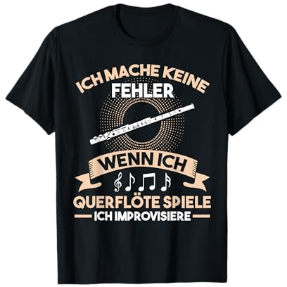 Querflöte Flöte Orchester Musikverein T-Shirt