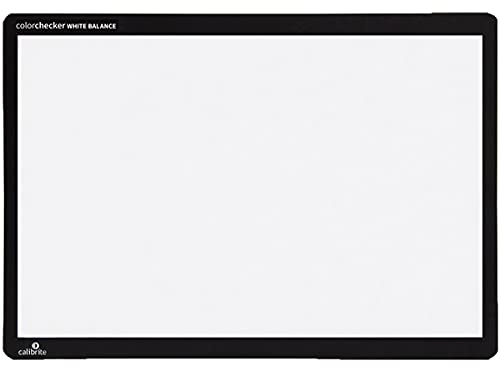 Calibrite ColorChecker White Balance Target for Neutral White Balance in Photo and Video, Spectrally Neutral Reference for Mixed Lighting, 8 x 11.5 inch Chart for Custom in Camera Balance (CCWB)