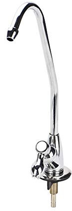 1/4 Zoll Zinklegierung Wasserhahn Chrom Umkehrosmose RO Trinkwasserhahn Filter für Küche